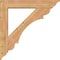 Ekena Millwork Olympic Traditional Smooth Bracket w/ Offset Brace, Western Red Cedar, 7 1/2"W x 42"D x 42"H BKT0806X42X42OLY01SWR - alternate 2